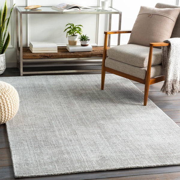 Surya Messina Eco-friendly Handmade 2' X 3' Scandinavian Modern Rug - Soft, Durable & Stylish Decor Gray Wool,Recycled Pet Yarn Msn2302-268
