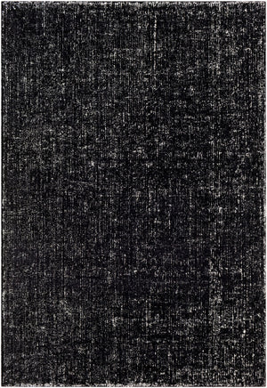 Surya Messina Eco-friendly Handmade 2' X 3' Scandinavian Modern Rug - Soft, Durable & Stylish Decor Black Wool,Recycled Pet Yarn Msn2303-46