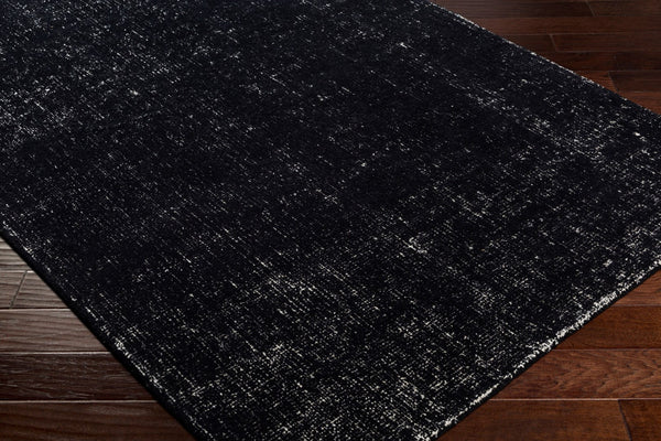 Surya Messina Eco-friendly Handmade 2' X 3' Scandinavian Modern Rug - Soft, Durable & Stylish Decor Black Wool,Recycled Pet Yarn Msn2303-268