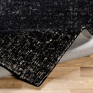 Messina MSN-2303 12' x 15' Handmade Rug MSN2303-1215  Black, White Surya