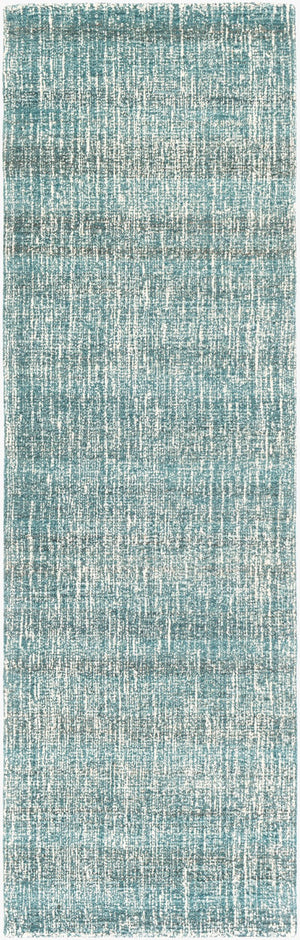 Surya Messina Eco-friendly Handmade 2' X 3' Scandinavian Modern Rug - Soft, Durable & Stylish Decor Aqua Wool,Recycled Pet Yarn Msn2305-268