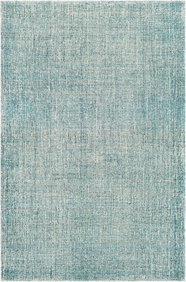 Surya Messina Eco-friendly Handmade 2' X 3' Scandinavian Modern Rug - Soft, Durable & Stylish Decor Aqua Wool,Recycled Pet Yarn Msn2305-23