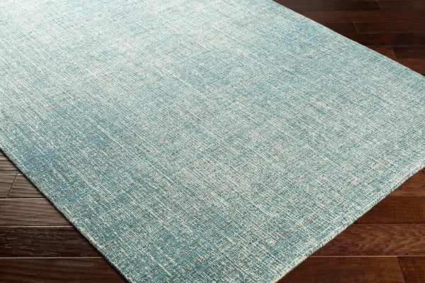 Surya Messina Eco-friendly Handmade 2' X 3' Scandinavian Modern Rug - Soft, Durable & Stylish Decor Aqua Wool,Recycled Pet Yarn Msn2305-268
