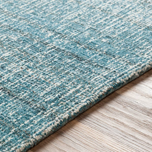 Surya Messina Eco-friendly Handmade 2' X 3' Scandinavian Modern Rug - Soft, Durable & Stylish Decor Aqua Wool,Recycled Pet Yarn Msn2305-268