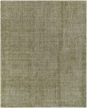Surya Messina Eco-friendly Handmade 2' X 3' Scandinavian Modern Rug - Soft, Durable & Stylish Decor Olive Wool,Recycled Pet Yarn Msn2309-810