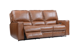 Parker House Rockford - Verona Saddle Power Reclining Sofa And Two Recliners Saddle Top Grain Leather With Match (X) Mroc-311ph-vsa