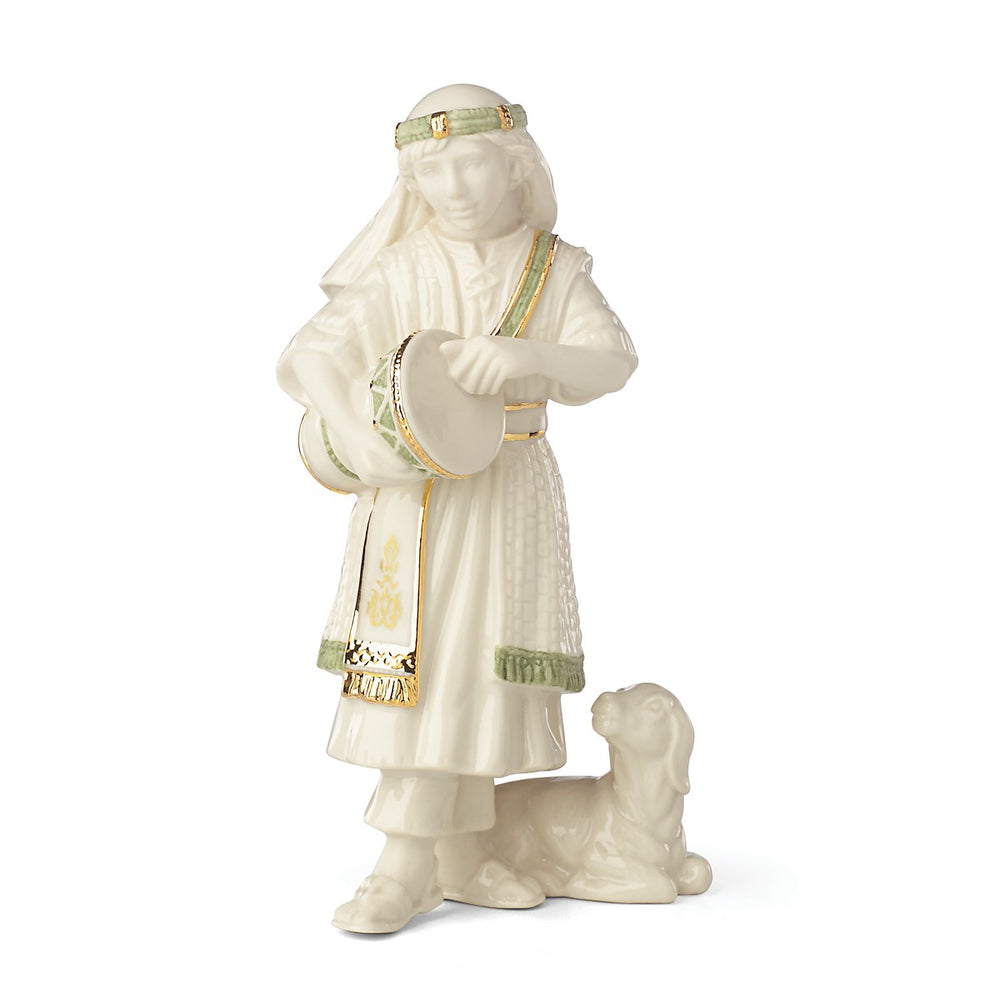 Lenox First Blessing Nativity Drummer Boy Figurine Multi, IVORY PORCELAIN 879301