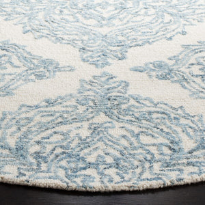Safavieh Msr Abstract MSR3376 Hand Tufted Bohemian Rug Ivory / Blue MSR3376M-9