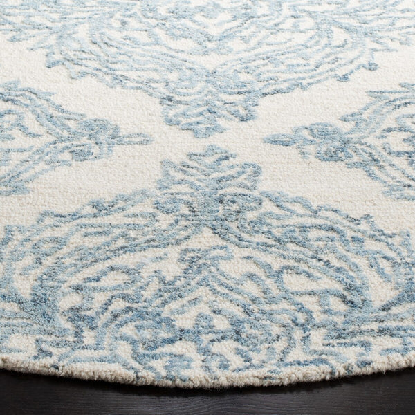 Safavieh Msr Abstract MSR3376 Hand Tufted Bohemian Rug Ivory / Blue MSR3376M-9