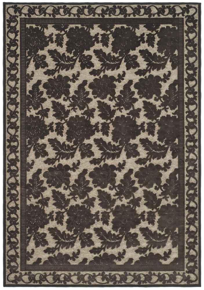 Safavieh Peony Damask Power Loomed 75% Viscose, 18% Polyester, 7% Cotton Rug Light Brown MSR4433C-24