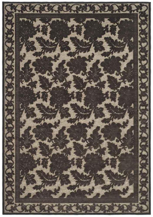 Safavieh Peony Damask Power Loomed 75% Viscose, 18% Polyester, 7% Cotton Rug Light Brown MSR4433C-24