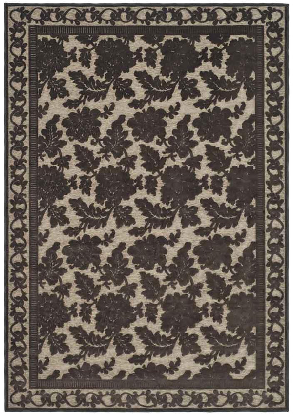 Safavieh Peony Damask Power Loomed 75% Viscose, 18% Polyester, 7% Cotton Rug Light Brown MSR4433C-24