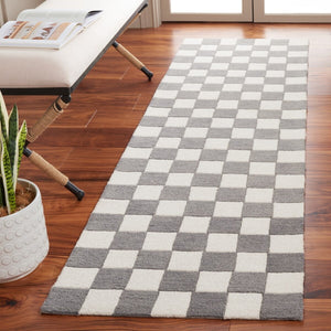 Safavieh Msr4760 Chelsea Hand Tufted Contemporary Rug Grey / Ivory 4' x 6'