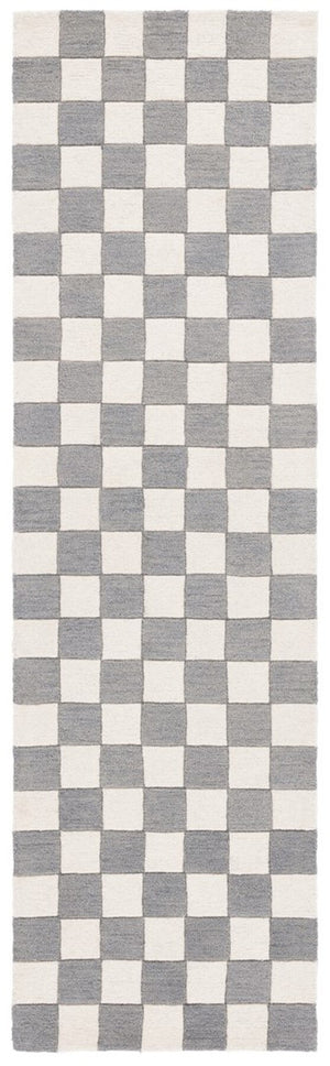 Safavieh Msr4760 Chelsea Hand Tufted Contemporary Rug Grey / Ivory 4' x 6'