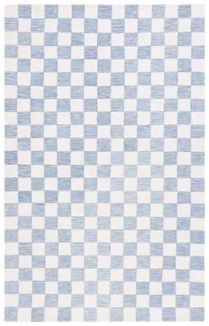 Safavieh Msr4760 Chelsea Hand Tufted Contemporary Rug Light Blue / Ivory 4' x 6'