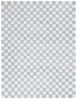 Safavieh Msr4760 Chelsea Hand Tufted Contemporary Rug Light Blue / Ivory 4' x 6'