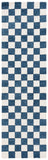 Safavieh Msr4760 Chelsea Hand Tufted Contemporary Rug Blue / Ivory 8' x 10'