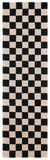 Safavieh Msr4760 Chelsea Hand Tufted Contemporary Rug Black / Beige 4' x 6'