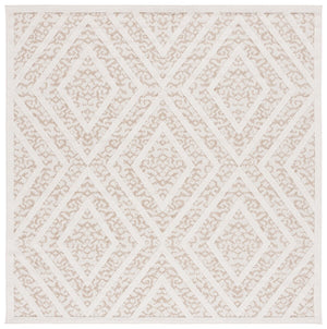 Safavieh Msro218 Global Flat Weave Indoor / Outdoor Rug Light Beige / Brown 9' x 12'