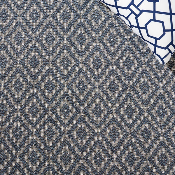 Safavieh Msr Cy Indoor/Outdoor Flat Weave Indoor / Outdoor : Geometric Rug Navy / Ivory MSRO337N-6
