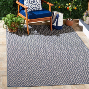 Safavieh Msr Cy Indoor/Outdoor Flat Weave Indoor / Outdoor : Geometric Rug Navy / Ivory MSRO337N-6