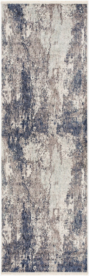 Livabliss Misterio Flatweave Geometric Runner Rug Turkish Polyester Hallway Entryway Modern Decor Medium Gray, Da 3'3" x 10' MST2300-3210