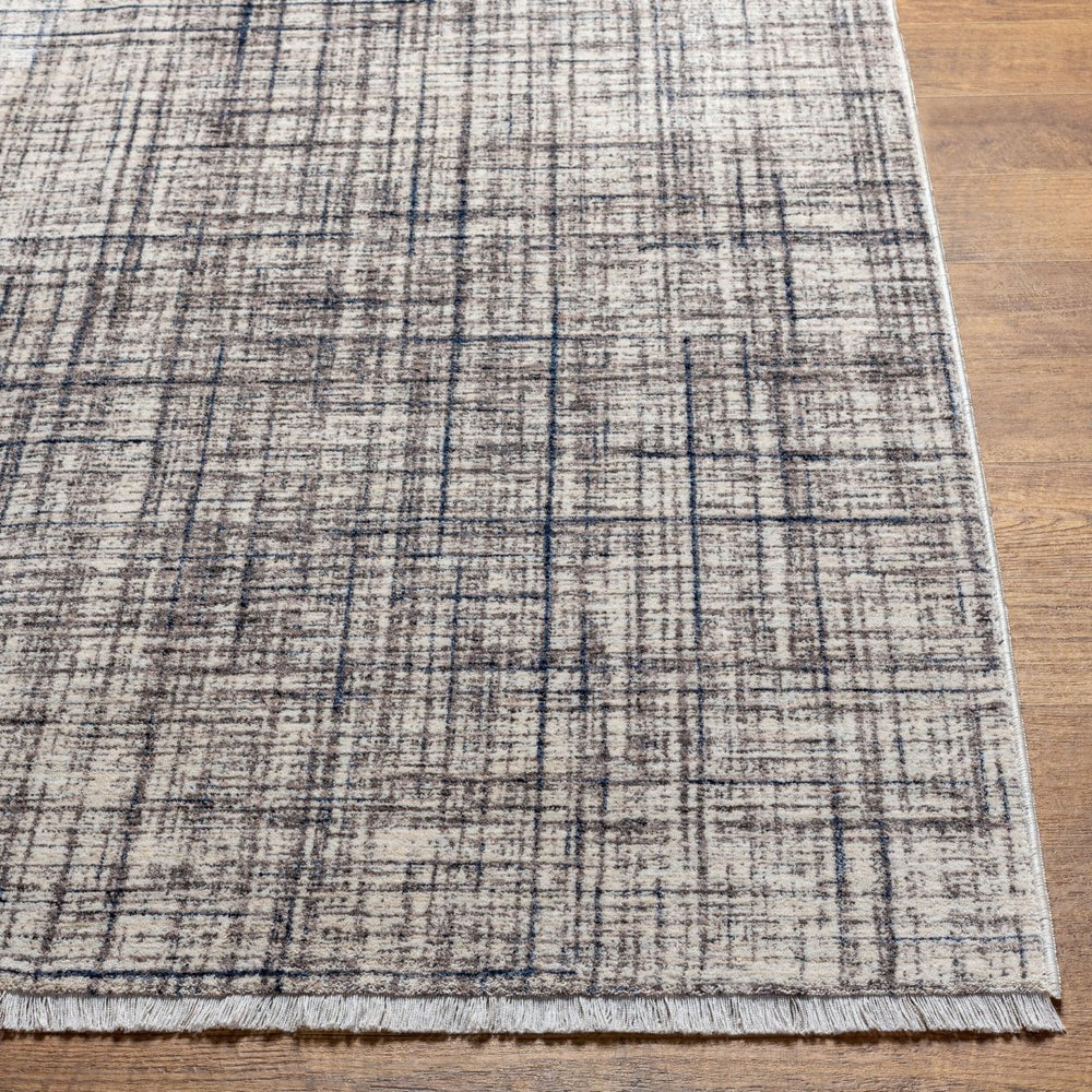 Livabliss Misterio Flatweave Polyester Runner Rug for Hallway Entryway or Bedroom Minimalist Decor Cream, Medium G 3'3" x 4'11" MST2304-32411