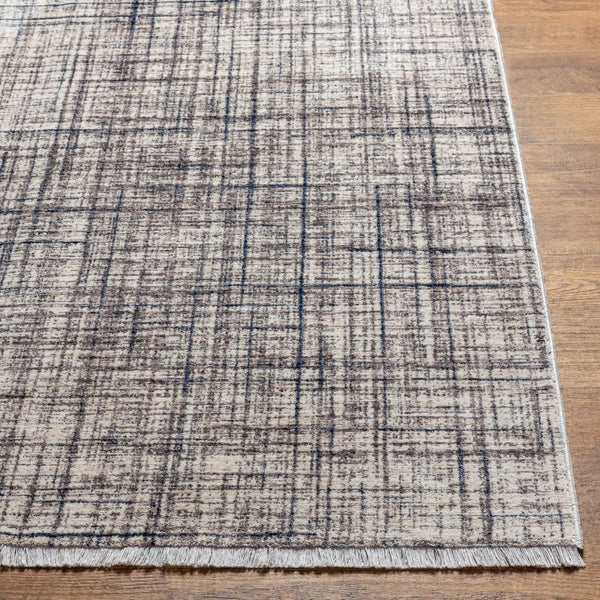 Livabliss Misterio Flatweave Polyester Runner Rug for Hallway Entryway or Bedroom Minimalist Decor Cream, Medium G 3'3" x 4'11" MST2304-32411