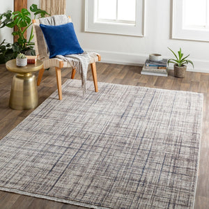 Livabliss Misterio Flatweave Polyester Runner Rug for Hallway Entryway or Bedroom Minimalist Decor Cream, Medium G 3'3" x 4'11" MST2304-32411