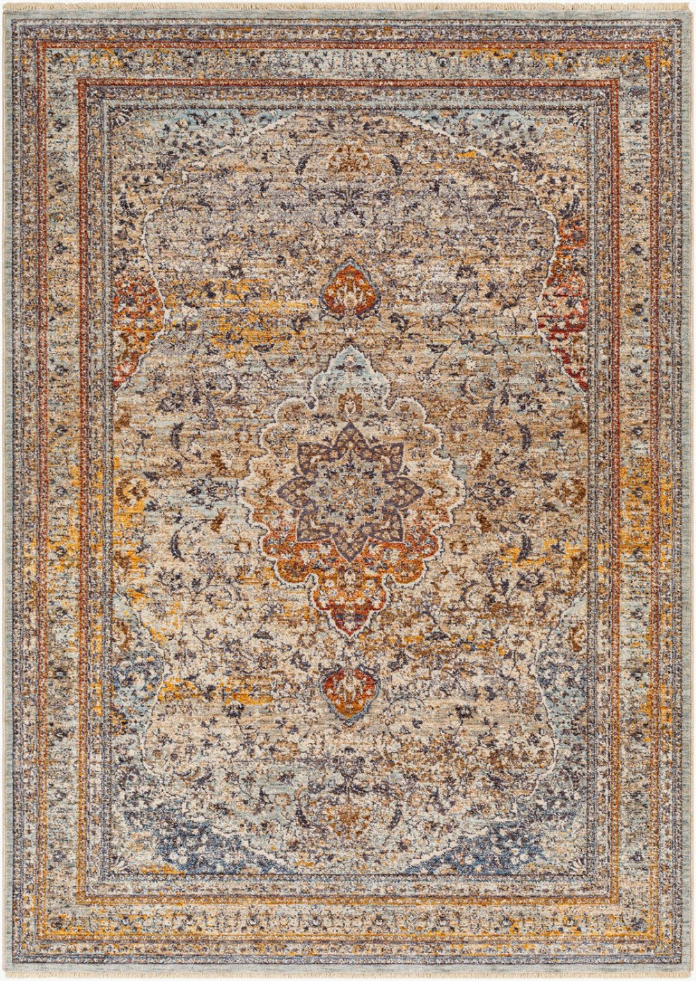 Livabliss Misterio Traditional Patterned Polyester Area Rug Turkey Woven Entryway Accent MST2309-32411