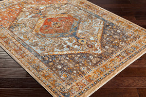 Livabliss Misterio Flatweave Polyester Area Rug Turkish Traditional Pattern for High Traffic Rooms Beige, Cream 3'3" x 4'11" MST2312-32411
