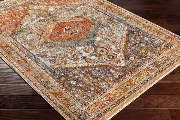 Livabliss Misterio Flatweave Polyester Area Rug Turkish Traditional Pattern for High Traffic Rooms Beige, Cream 3'3" x 4'11" MST2312-32411
