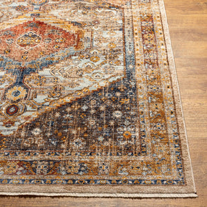 Livabliss Misterio Flatweave Polyester Area Rug Turkish Traditional Pattern for High Traffic Rooms Beige, Cream 3'3" x 4'11" MST2312-32411