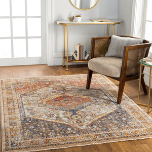 Livabliss Misterio Flatweave Polyester Area Rug Turkish Traditional Pattern for High Traffic Rooms Beige, Cream 3'3" x 4'11" MST2312-32411