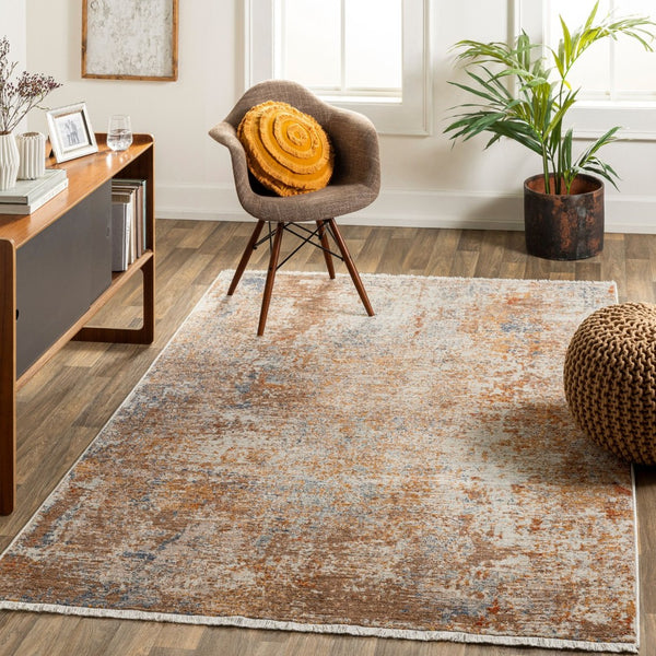 Livabliss Misterio Flatweave Area Rug Turkish Machine Woven Polyester for Large Living Spaces Beige, Cream 9' x 12'10" MST2314-9125