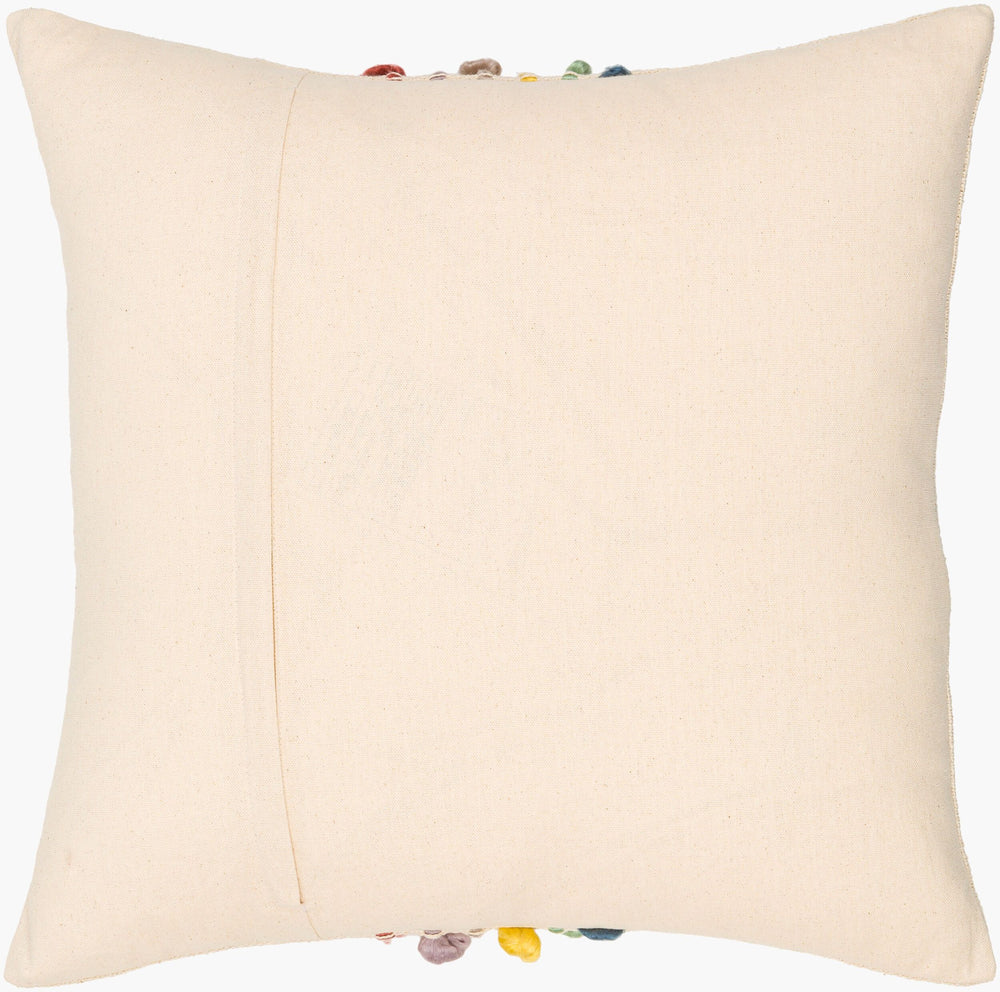 Surya Maysville 18" Rustic Accent Pillow - Cozy Cotton & Acrylic Design For Warm, Inviting Decor Spaces Burgandy Cotton,Acrylic,Cotton Msv001-2020p