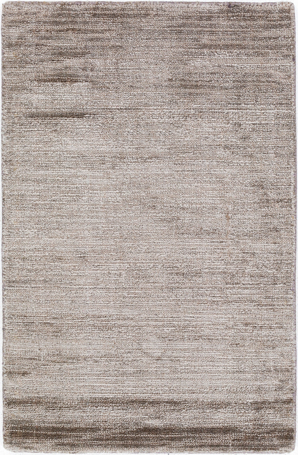 Malta MTA-2302 4' x 6' Handmade Rug MTA2302-46  Medium Gray, Black Surya