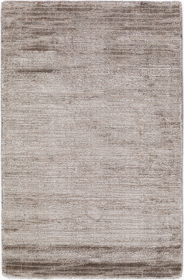 Surya Malta Handmade Rug - 2' X 3' Minimalist Modern Design, Luxurious Viscose, Durable & Easy To Clean Medium Gray Viscose Mta2302-23