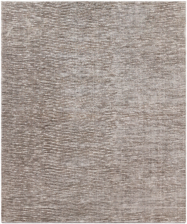 Malta MTA-2302 8' x 10' Handmade Rug MTA2302-810  Medium Gray, Black Surya