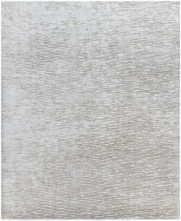 Malta MTA-2303 8' x 10' Handmade Rug MTA2303-810  Light Beige, Medium Gray Surya