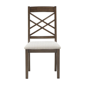 Homelegance By Top-Line Marcellino Espresso Finish Dining Chairs (Set of 2) Brown Wood