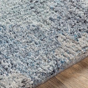 Surya Montclair 9' X 12' Handcrafted Elegant Rug - Global Inspired Design For Chic Home Décor Bliss! Blue Wool,Viscose Mtc2306-23