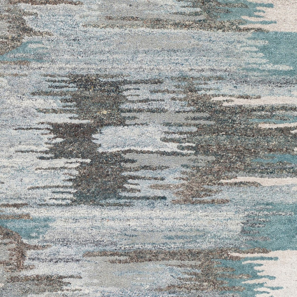 Surya Montclair 9' X 12' Handcrafted Elegant Rug - Global Inspired Design For Chic Home Décor Bliss! Teal Wool,Viscose Mtc2307-23