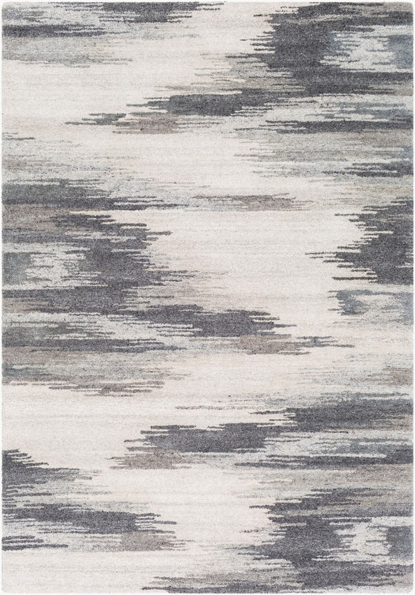 Surya Montclair 9' X 12' Handcrafted Elegant Rug - Global Inspired Design For Chic Home Décor Bliss! Charcoal Wool,Viscose Mtc2308-23