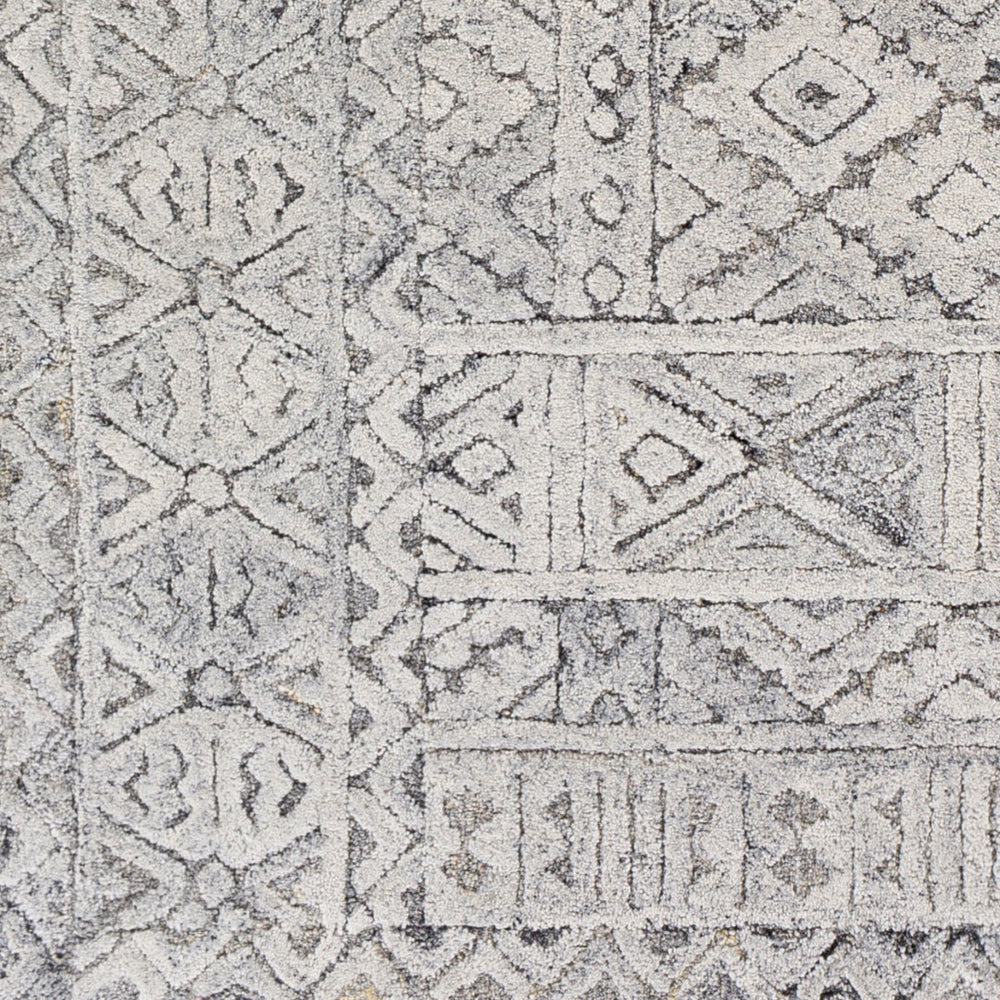 Surya Montclair 9' X 12' Handcrafted Elegant Rug - Global Inspired Design For Chic Home Décor Bliss! Light Gray Wool,Viscose Mtc2310-23