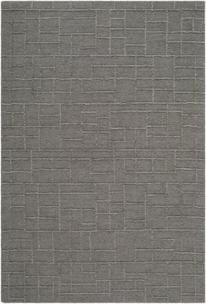 Livabliss Matterhorn Hand Tufted Wool Accent Rug Minimalist Modern Style for Entryway or Bedroom Dark Brown 2' x 3' MTH2301-23