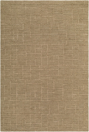 Livabliss Matterhorn Hand Tufted Wool Area Rug Minimalist Geometric Design for Modern Interiors Taupe, Sandsto 2' x 3' MTH2304-23