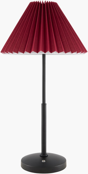 Livabliss Montijo Cordless Fabric Accent Lamp Arts and Crafts Style for Bedroom or Living Room MTJ-002