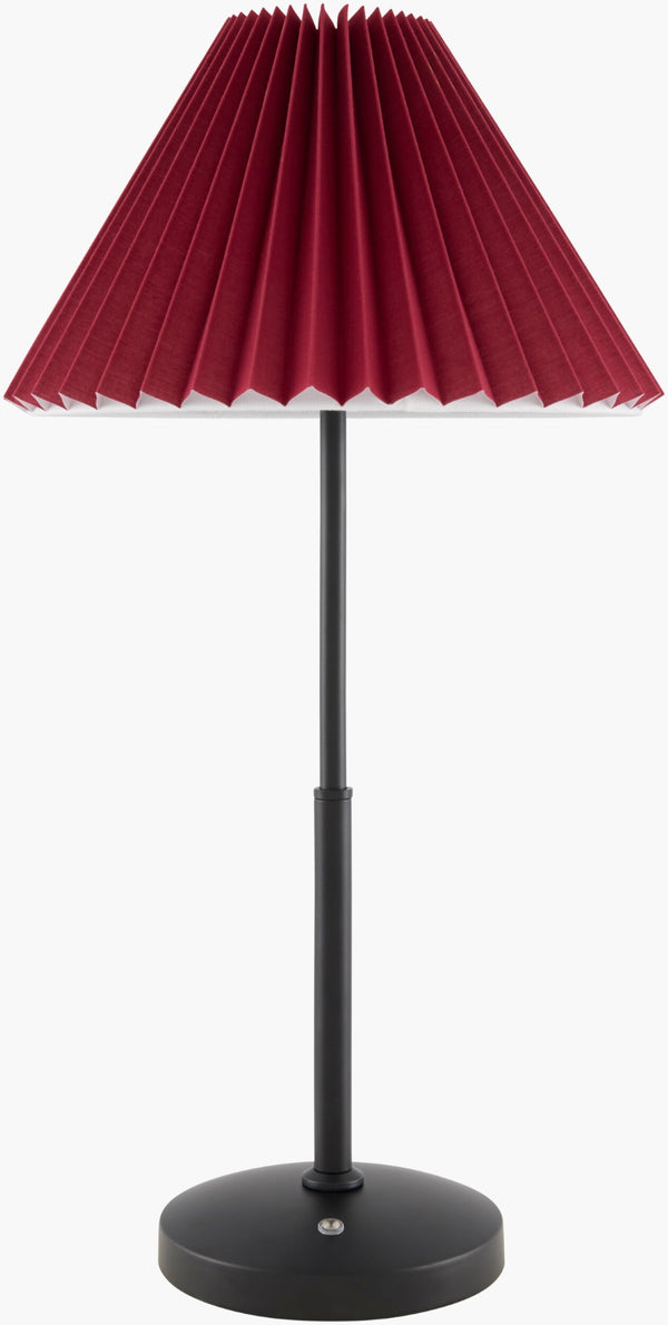 Livabliss Montijo Cordless Fabric Accent Lamp Arts and Crafts Style for Bedroom or Living Room MTJ-002