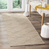 Safavieh Montauk 821 Hand Woven  Rug Beige 8' x 8' Square